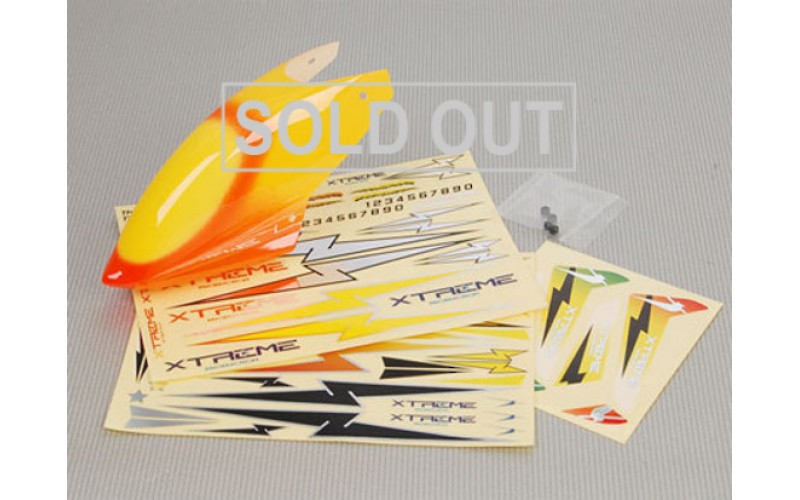 Xtreme Canopy Pre-painted Red- Blade 120SR